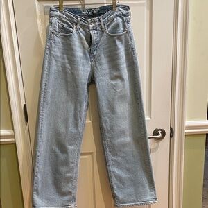 Old Navy Extra High Rise Sky-High Wide Leg Secret smooth Pockets Size 6P